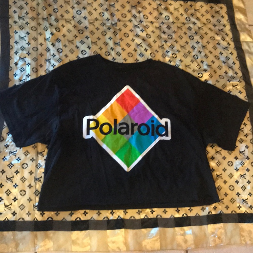 Cropped Polaroid T-Shirt